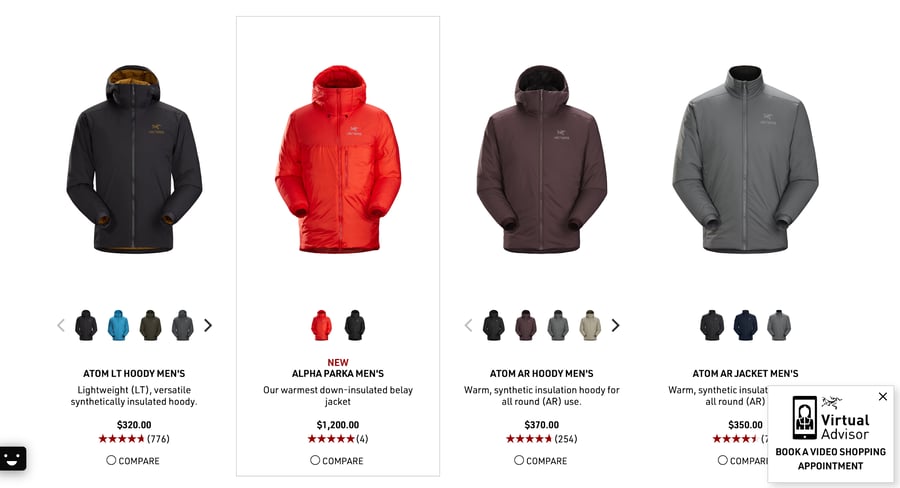 Arcteryx jackets